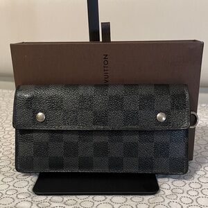 Louis Vuitton Graphite Long Wallet